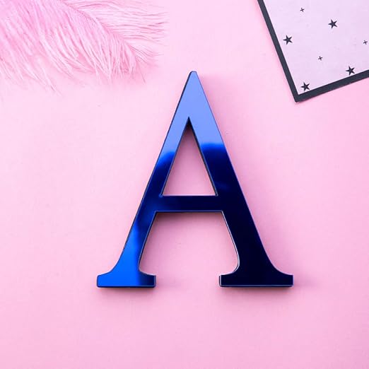 Xlymx Espejo Acrilico 3d Diy Pegatinas De Pared Pegatinas Letras