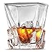Ashcroft Crystal Iceberg Whiskey Glass Set, High End Whiskey Glasses Set of 2, Best Whiskey Glasses, Scotch or Bourbon Glasses. Large Premium 10oz Leadfree Glassware Tumblers with Luxury Giftbox