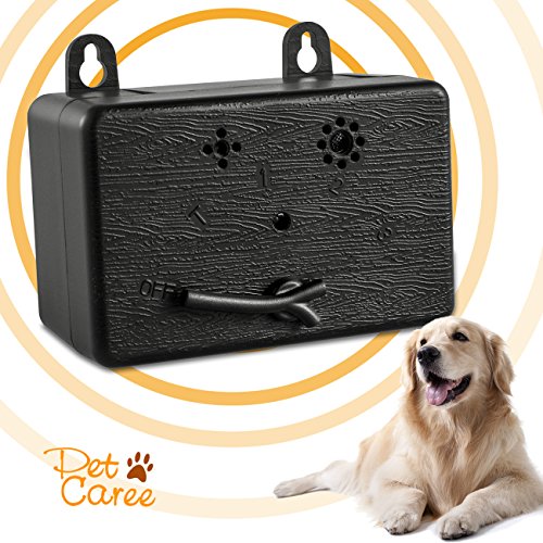 DOPA Upgraded Mini Bark Control Device Outdoor Anti Barking Ultrasonic Dog Bark Control Sonic Bark Deterrents Silencer Stop Barking Bark Stop Repeller