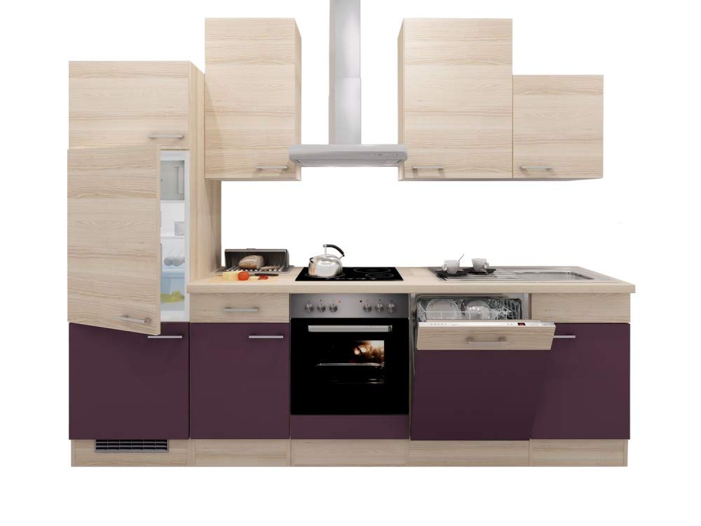 Smart Möbel Zilverstad Zafia - Bloque de Cocina (280 cm, Madera de ...