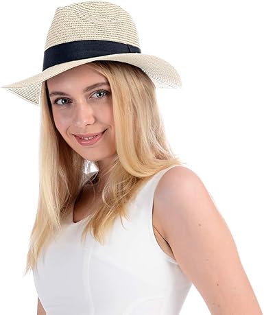 female panama hat