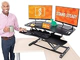 Flexpro Hero Corner Standing Desk Converter 37 Inch