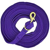 Showman Flat Cushion Lunge Line w/Removable Brass Snap