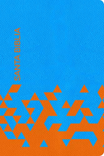 Biblia Nueva Versión Internacional para Regalos y Premios. Símil piel, océano y papaya / Gift and Award Holy Bible NVI. LeatherTouch, Blue and Papaya (Spanish Edition)