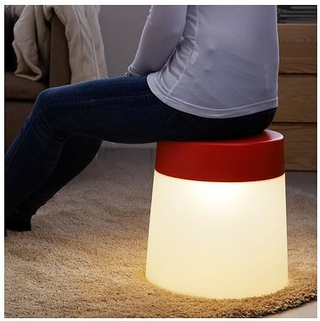 Ikea Ps 2014 Led Lampe Hocker Outdoor Weiss Amazon De Beleuchtung