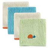 Hudson Baby Rayon from Bamboo Washcloth, Green Turtle