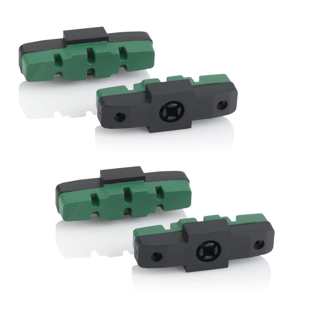 XLC Unisex - Adult BS-X42 Brake Shoes, Green, 50mm