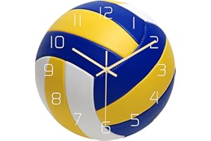 Valentoria Basketball Football Soccer Golf Baseball Tennis Wall Clock Bedroom Livingroom Alarm Clock Birthday Chritmas Gifts 