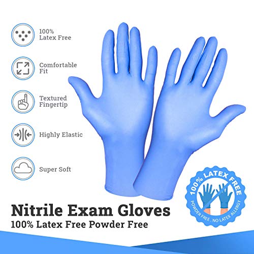 INTCO Nitrile Exam Disposable Gloves Latex Free Rubber & No Powder