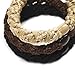 Hair Ties for Women Girls, HBY 18 Pcs Elastics Hair Bands Ponytail Holders for Thick Hair, No Damage No Crease Hair Elastics