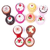 TR.OD 1 Pc Contact Lens Cases Simulation Cream Cake Box Random Color