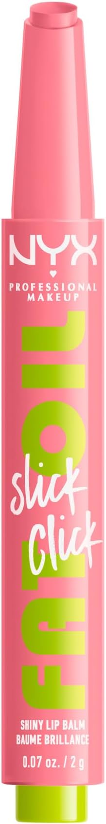 NYX Professional Fat Oil Slick Click Lip Balm Clout Hint of Colour Vegan