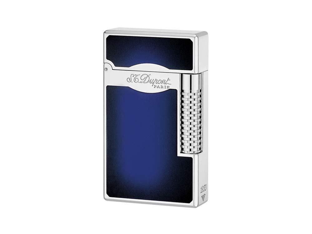 S.T.Dupont S.T. Dupont Le Grand Lighter-Sunburst Blue/Palladium, One Size
