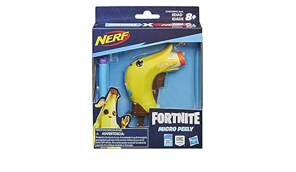 Hasbro NERF Fortnite Peely MicroShots 