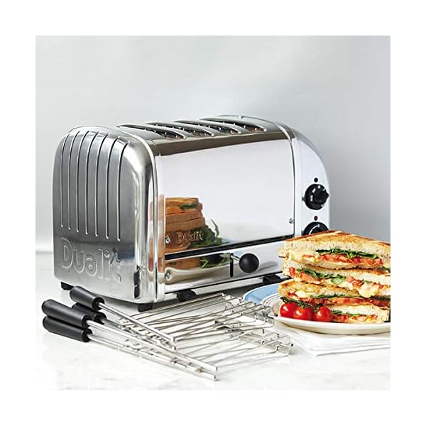 Dualit-Combi-22-Toaster-42174-Polished Dualit Combi 2+2 Toaster 42174 - Polished, Stainless Steel