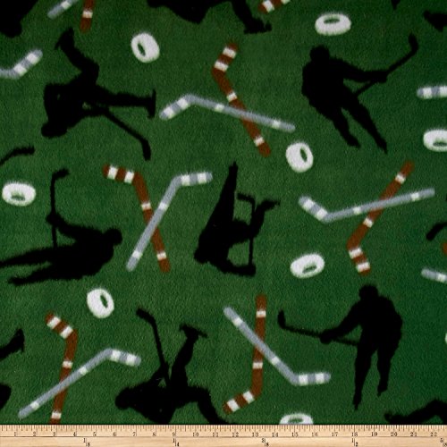 Fleece Hockey Hunter Fabric By The Yard