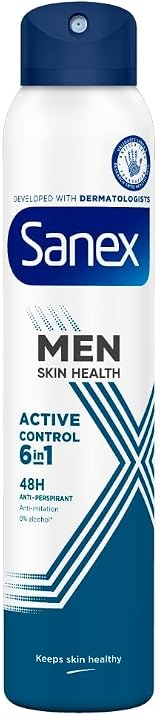 Sanex Men Active Control Antiperspirant Deodorant Spray 200ml 48h view 1