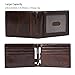 Men's RFID Blocking Slim Credit Card Holder Minimalist Leather Bifold Front Pocket Wallet, Dark Brown