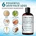 Biotin Shampoo and Conditioner for Hair Loss, Advanced Formula for Men and Women, Treatment for Thinning Hair, with Biotin & Saw Palmetto Extract, Paraben Free, Sulfate Free, 8 oz. (236 ml) Bottlesthumb 3
