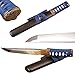 Japanese Samurai Tanto Sword,Short Tanto Knife,Functional,Real Sharp,Hand Forged,Carbon Steel,Ninja Blade Tanto,Full Tang,Wooden Scabbard