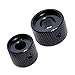 Kmise A3169 1 Set Black Dual Concentric Control Knob for Guitar