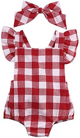 Hiworldki Infant Baby Kids Girl Clothes Romper Jumpsuit Playsuit Outfits Sunsuit 13-18 Months