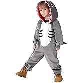 WESOPAN Kids Onesie Pajama Costume, Plush Animal Sleepwear for Boys Girls, Perfect for Halloween Cosplay & Christmas Outfit