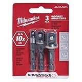 Milwaukee, 48-32-5033, Socket Adapters, Impact, PK3