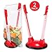 Baggy Rack Ziplock Bag Stand - Holds Ziplock Bag When You Can’t - Hands Free Bag Holder Stand Makes Prepping Freezer Meals Fast, Easy and Without The Mess - Dishwasher Safe Bag Holders for Busy Moms