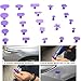 HiYi 24pcs Different Size Tabs Combo Paintless Dent Repair Hail Repair Tools Use for Glue Puller DIY Auto Body Tools Dent Fix Tools
