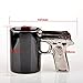 UCEC Gun-Shaped Ceramic Coffee Mug - Unique Father's Day Gift Idea for Gun Enthusiasts - Novelty Coffee Cup