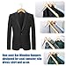 HKLIVE Solid Wooden Hangers Adult Size Non-Pants Bar Coat Hangers Natural Color 30 Pack