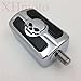 HTTMT MT216-053-Chrome Skull Shifter Shift Foot Peg Replacement Compatible with Harley Chopper Touring Cruiser Custom
