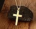 Quantum Cross Necklace, 3mm Stainless Steel Pendant Chain for Men Women