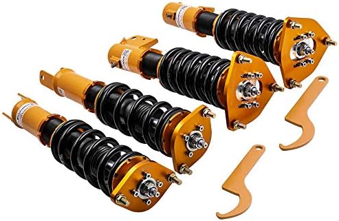 4本セット 01 07 車高調 サスペンション 4本セット Bbspx 三菱ランサーevo7 Evo8 Evo9 Ct9a Bbspx 2フロント2リア Damper 減衰力24段 フロント ダンパー 全長調整式 レンチ付 リア Maxpeedingrods 調整可能ダンパー フロント