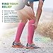 Compression Socks for Men & Women - 20-30mmHg Medical Grade Graduated Stockings (Pink, Medium)