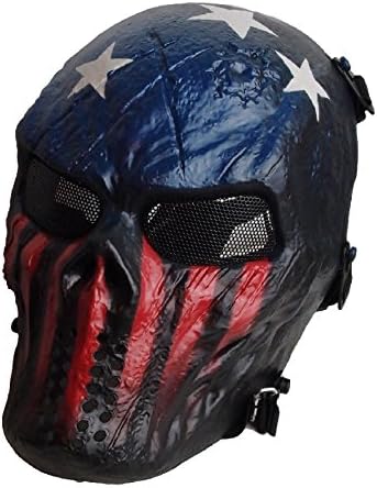 Samurai JP Kryptek etc Full Face Airsoft Mask Metal Mesh Eye BB Protect