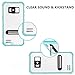 EFFUN Samsung Galaxy S8 Waterproof Case, IP68 Certified Waterproof Underwater Cover Dustproof Snowproof Shockproof Case with Built-in Screen Protector for Galaxy S8 Aqua Blue