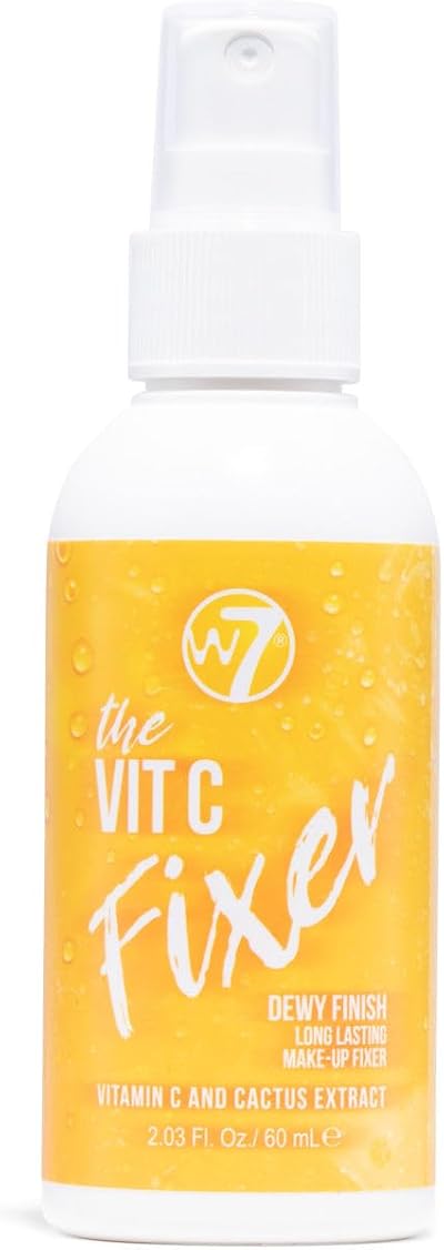 W7 The Fixer Vitamin C Makeup Setting Spray Natural Finish Long Lasting Cruelty