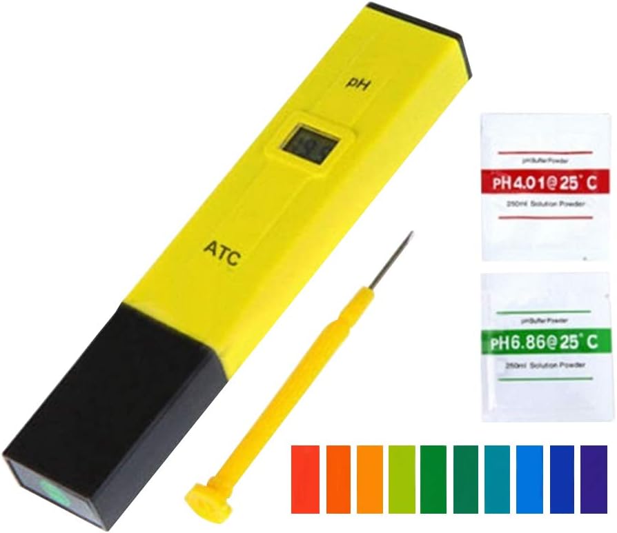 Hegaed Digital PH Meter Pen Tester Electrical Test for Aquarium Pool Water Cosmetic Experiment