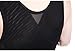 Breathable Super Flat Les Lesbian Tomboy Compression 3 Rows Clasp Chest Binders (Large, Black)