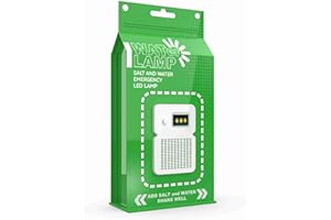 RASTKY Salt Water LED Lamp Compact Long Lasting Brightness for Camping Hiking Outdoors Portable Ecofriendly Emergency Light (