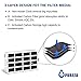 MARRIOTTO Replacement for Whirlpool Refrigerator Air Filter, Compatible with W10311524, Kenmore, FreshFlow, AIR1, W10335147, 2319308, W10315189, 2319303, 1876318, Jenn-Air, KitchenAid(3 Pack)