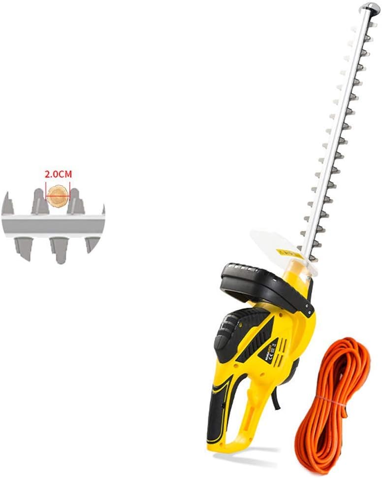1yess Heckenschere (Messerabdeckung, 450 mm Klingenlänge, Ausschnitt-Durchmesser 18mm) Elektro-Heckenschere Garten Beschneiden Maschine Elektro Size : Type B 550W (50m Power Cord)