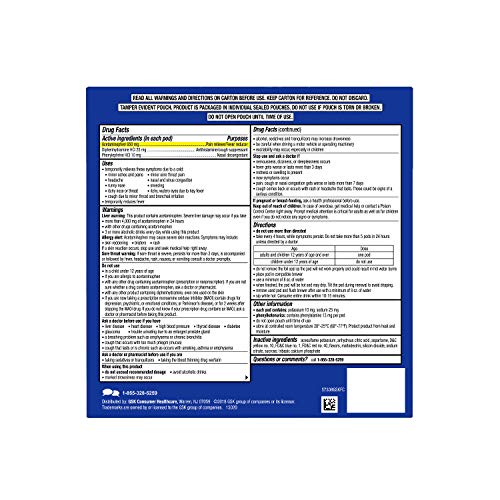 Theraflu PowerPods Nighttime Severe Cold Medicine, Honey Lemon with Chamomile & White Tea Flavors, 8 count