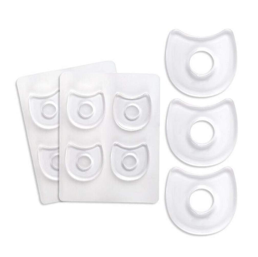 Corn Removal Sticker Cushions, 20 Pcs Self Adhesive Horseshoe-Shaped Gel Corn Ring Callus Blister Toe Heel Anti-wear Sticker Pad, for Women Men Shoe Friction Feet Protection Bandage