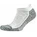 Balega Blister Resist Performance No Show Athletic Running Socks for Men and Women (1 Pair), White, Small