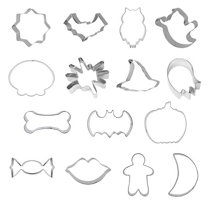 Bweele Juego de Cortador de Galletas, cortadores de Galletas de ...