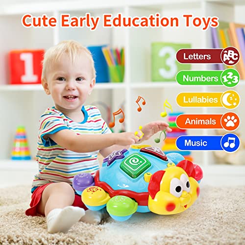 WWXICLG Baby Toys 6 to 12 Months， Light Up Musical Toys， Tummy Time