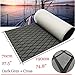 CHURERSHINING EVA Boat Decking Sheet Marine Teak Flooring Carpet with Backing Adhesive 74.8